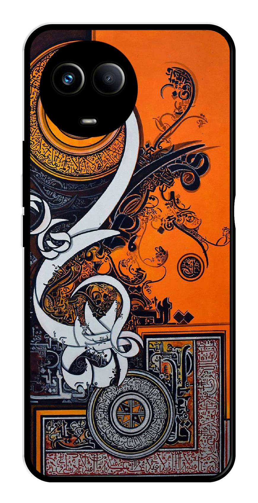 Qalander Art Metal Mobile Case for Realme 11X 5G   (Design No -16)