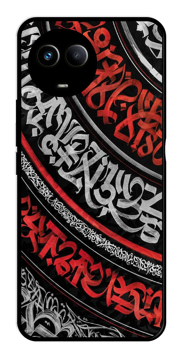 Qalander Art Metal Mobile Case for Realme 11X 5G   (Design No -49)