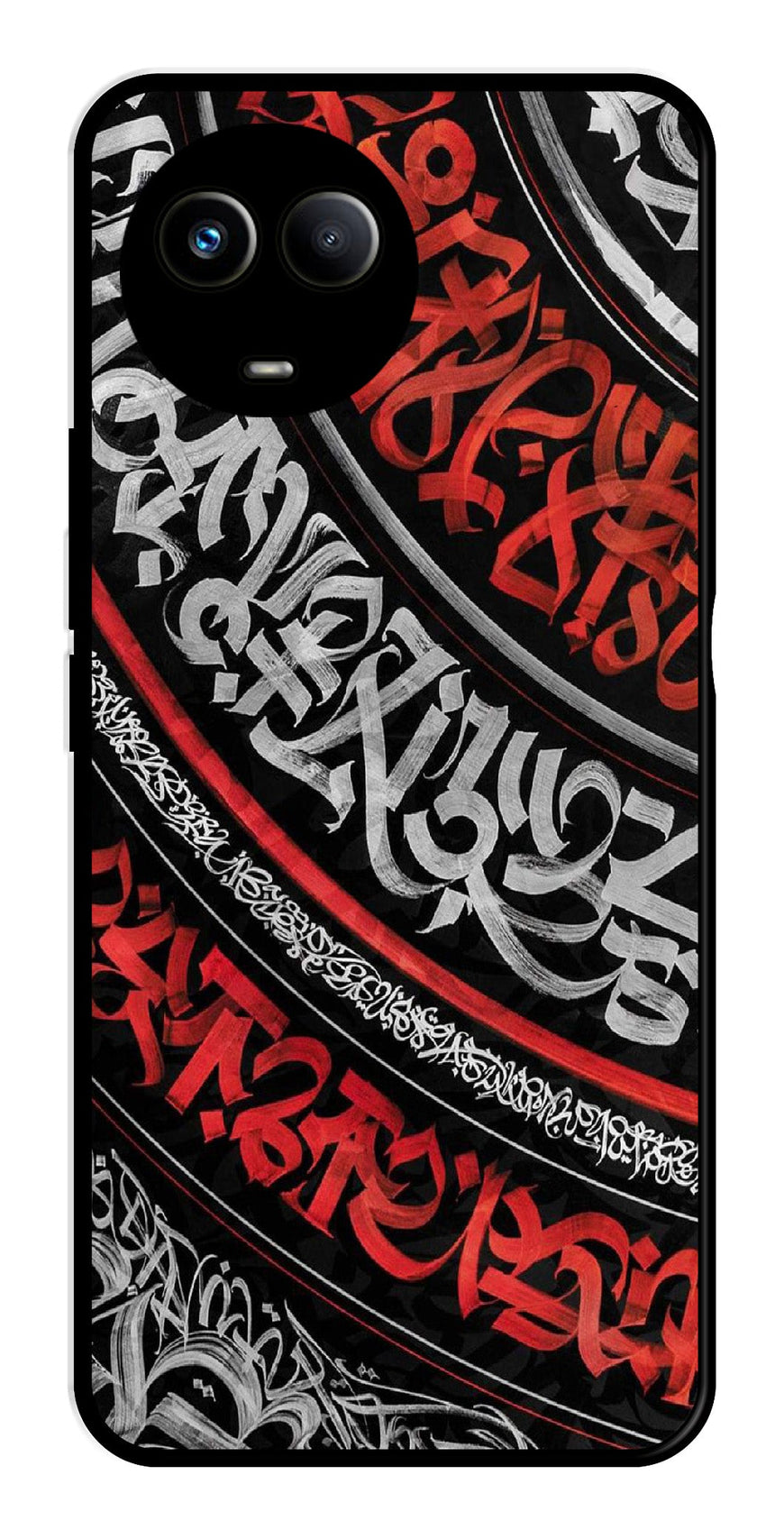 Qalander Art Metal Mobile Case for Realme 11X 5G   (Design No -49)