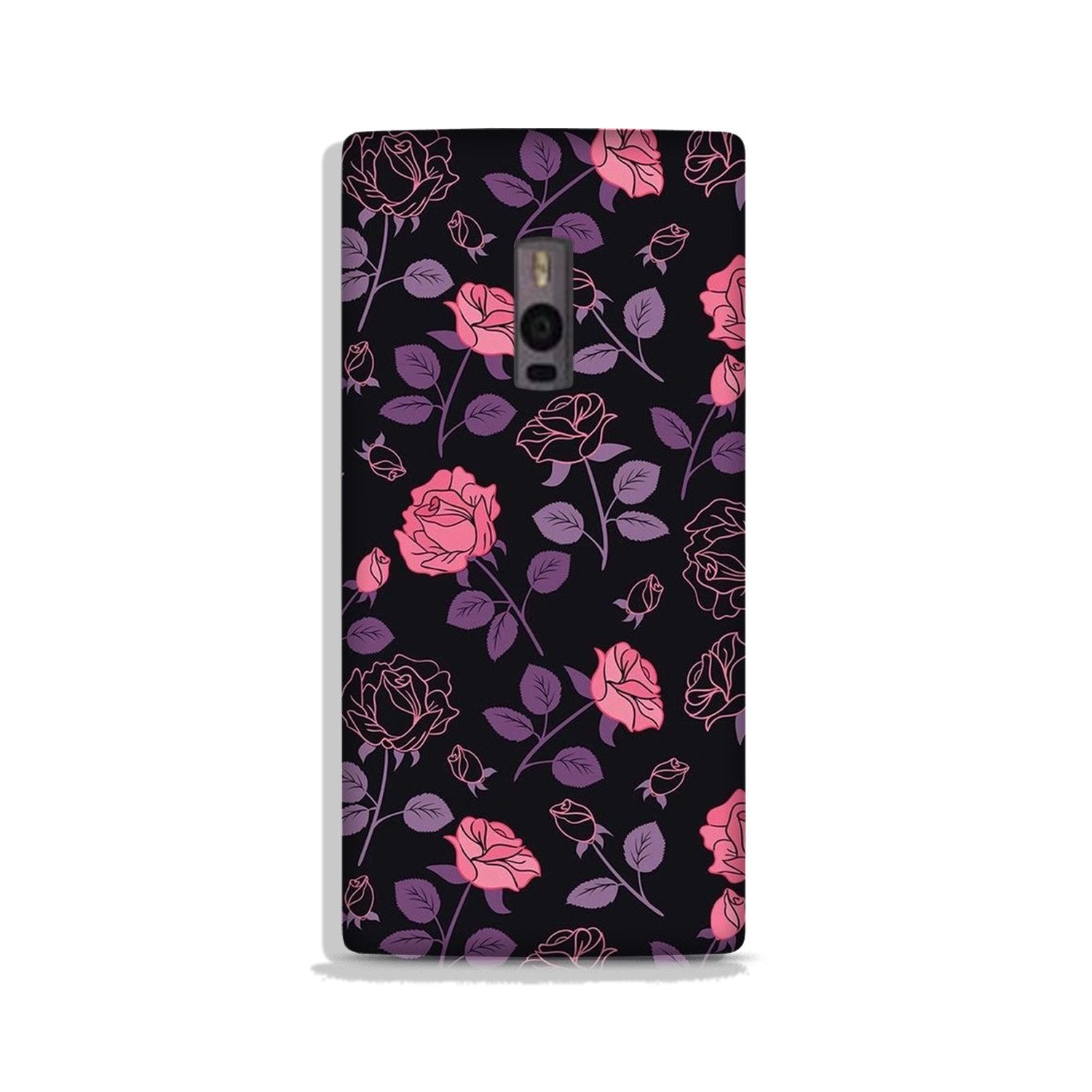 Rose Black Background Case for OnePlus 2