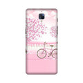 Pink Flowers Cycle Case for OnePlus 3/ 3T  (Design - 102)