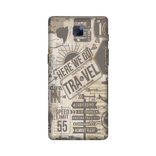 Travel Case for OnePlus 3/ 3T  (Design - 104)
