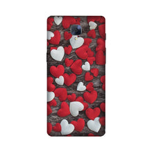 Red White Hearts Case for OnePlus 3/ 3T  (Design - 105)