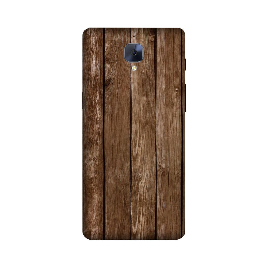 Wooden Look Case for OnePlus 3/ 3T  (Design - 112)