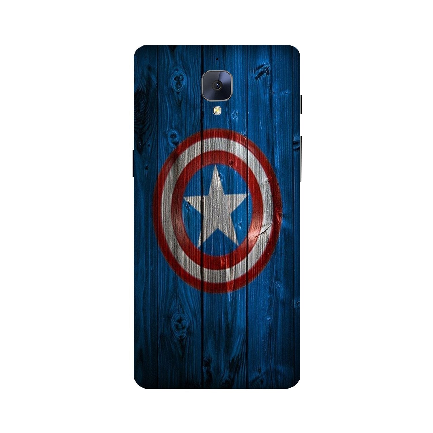 Captain America Superhero Case for OnePlus 3/ 3T  (Design - 118)
