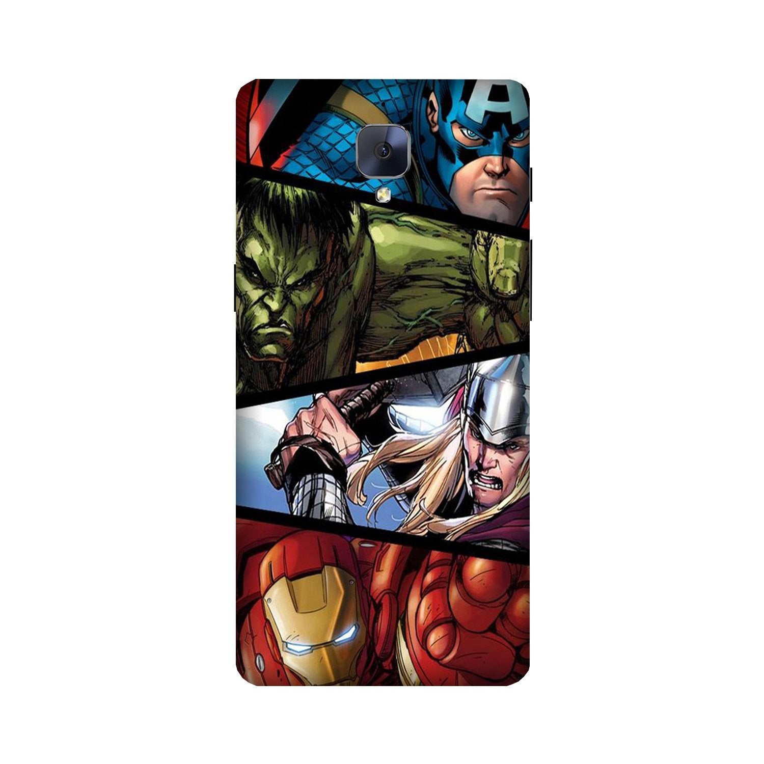 Avengers Superhero Case for OnePlus 3/ 3T  (Design - 124)