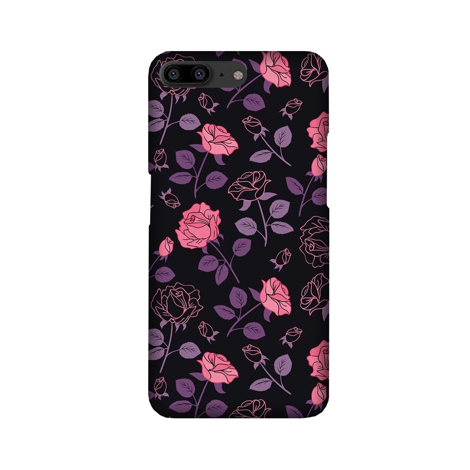 Rose Black Background Case for OnePlus 5