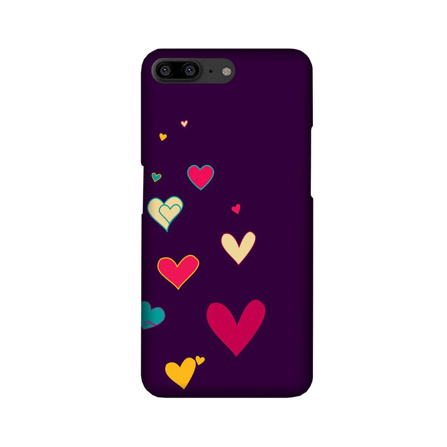 Purple Background Case for OnePlus 5  (Design - 107)