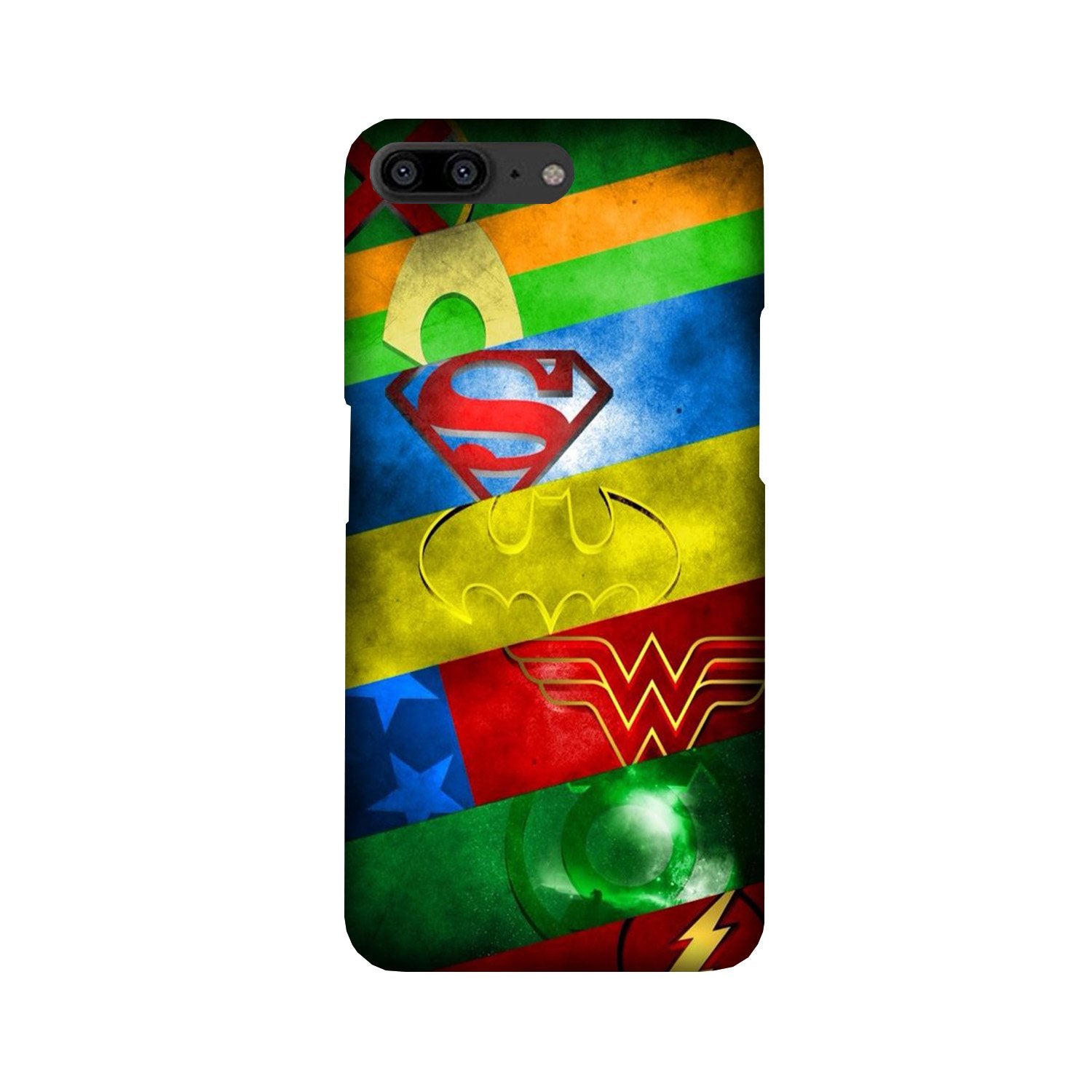 Superheros Logo Case for OnePlus 5 (Design No. 251)
