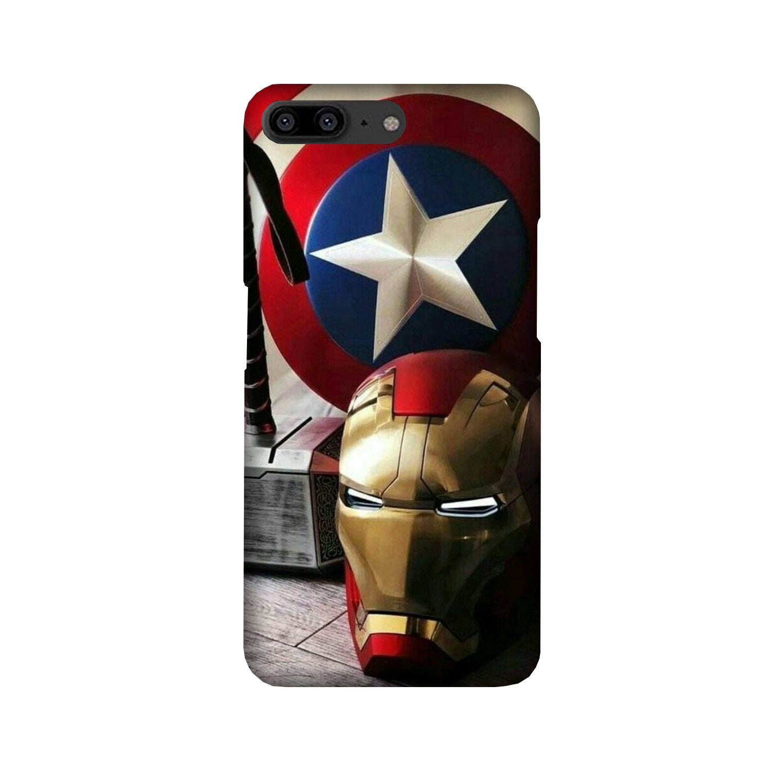 Ironman Captain America Case for OnePlus 5 (Design No. 254)