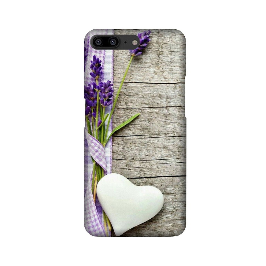 White Heart Case for OnePlus 5 (Design No. 298)