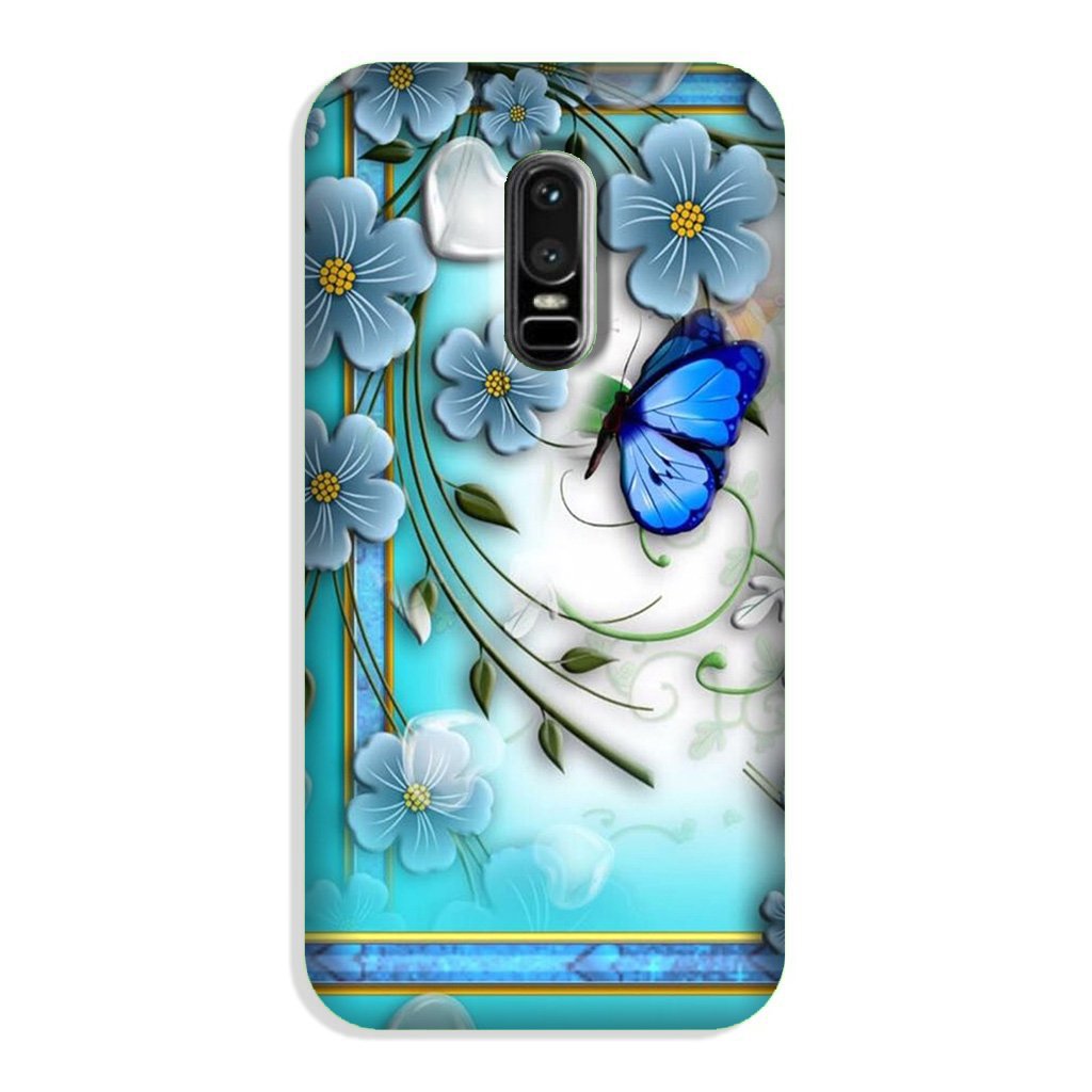Blue Butterfly Case for OnePlus 6