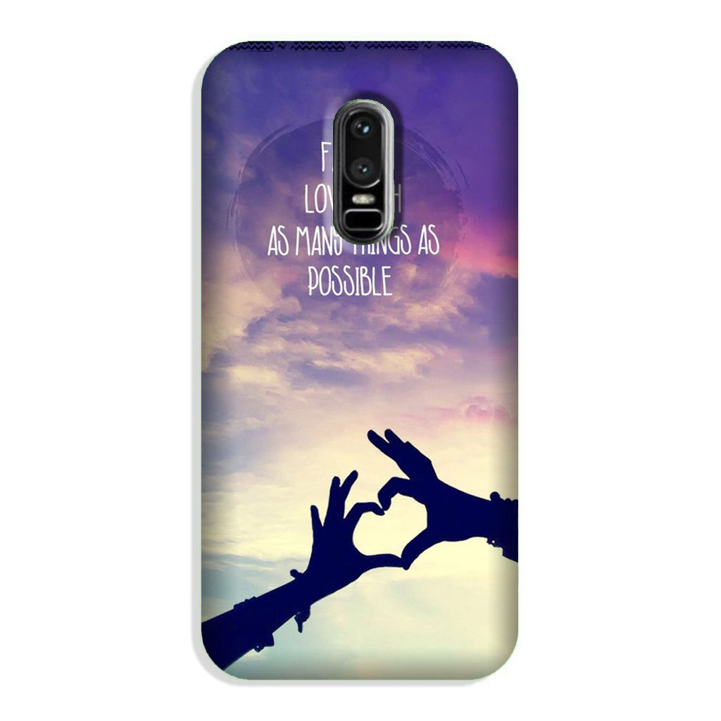 Fall in love Case for OnePlus 6