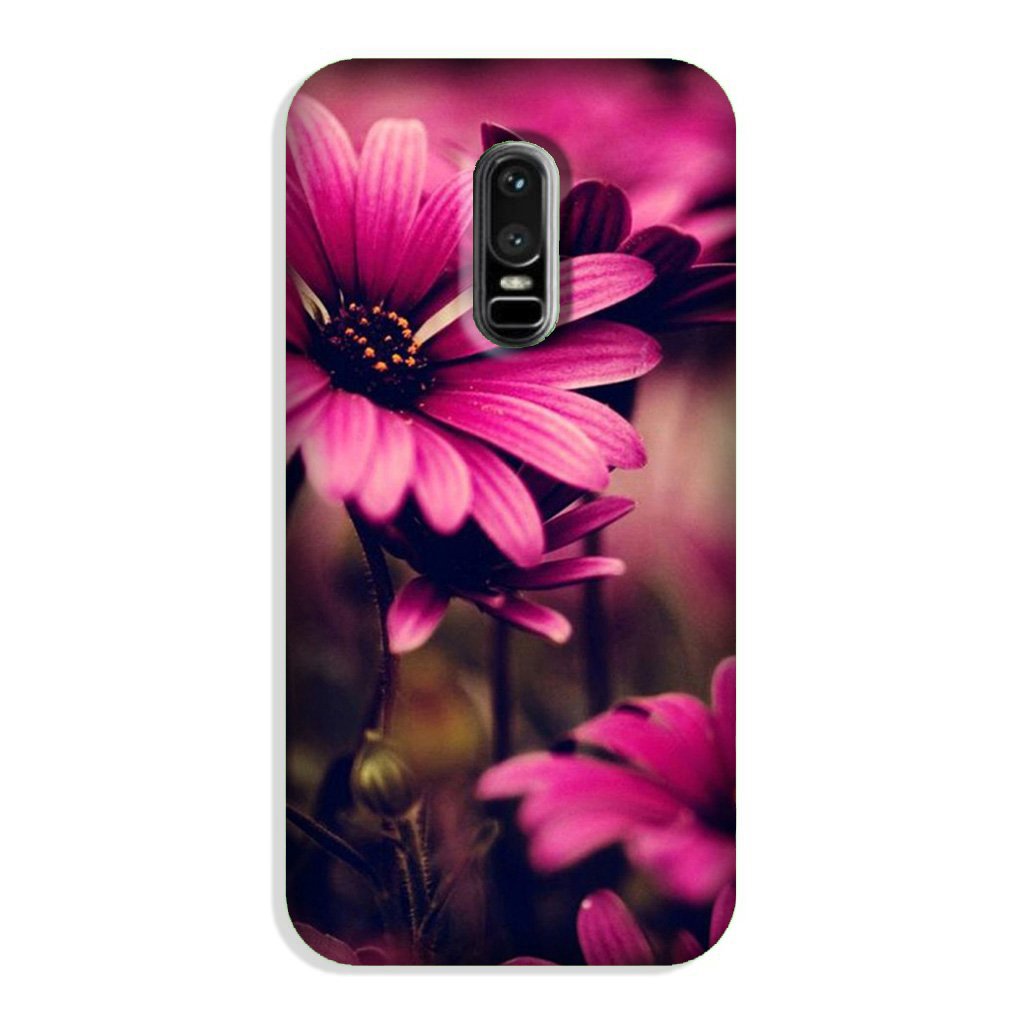 Purple Daisy Case for OnePlus 6
