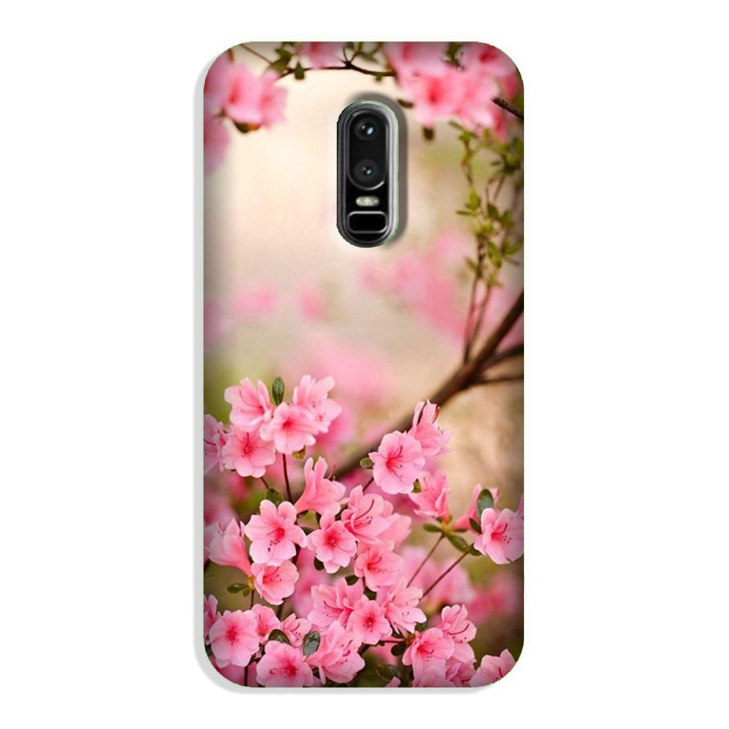 Pink flowers Case for OnePlus 6
