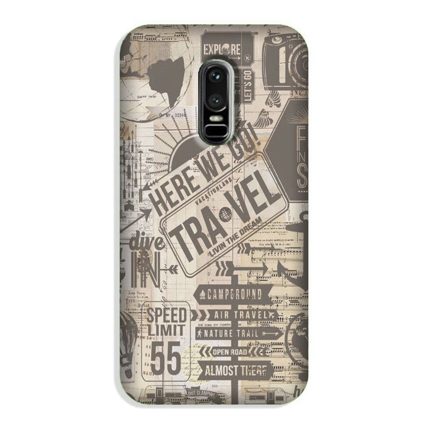 Travel Case for OnePlus 6  (Design - 104)