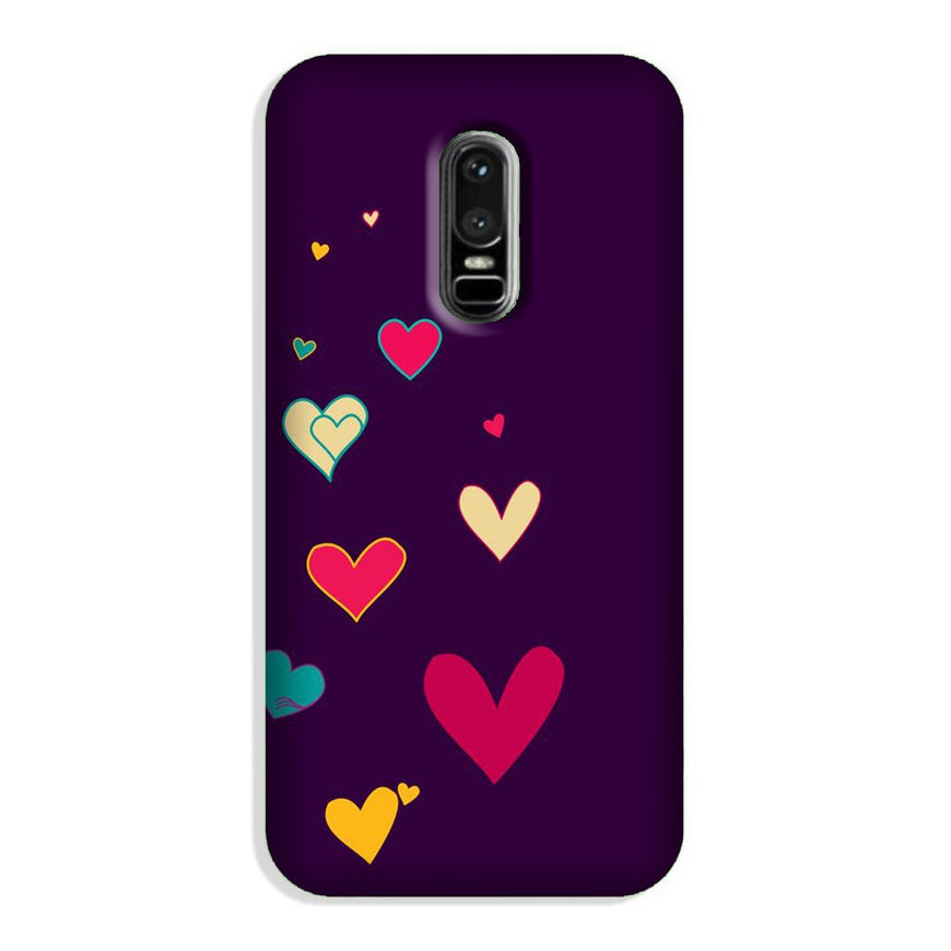 Purple Background Case for OnePlus 6  (Design - 107)