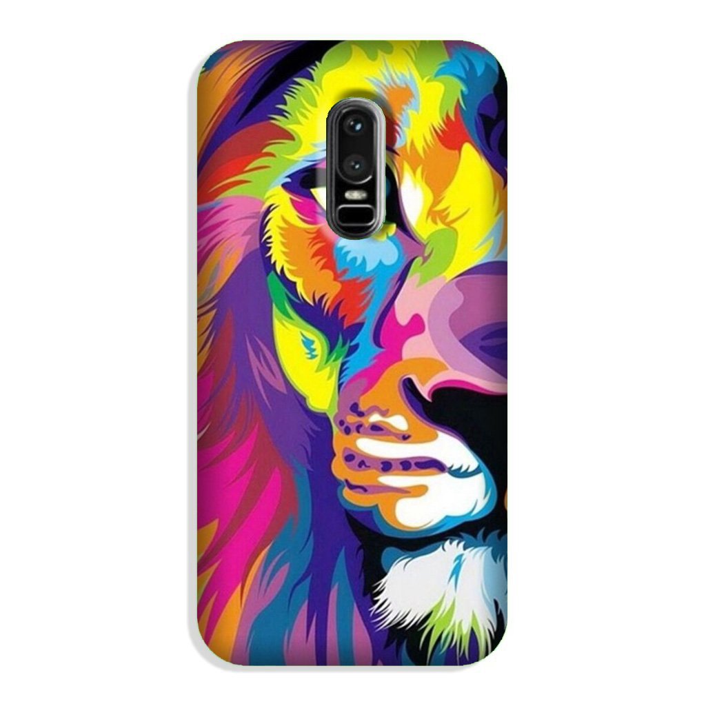 Colorful Lion Case for OnePlus 6(Design - 110)