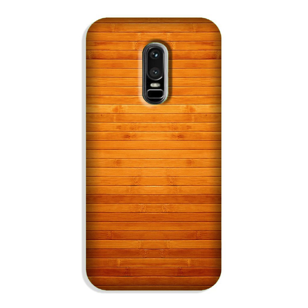Wooden Look Case for OnePlus 6(Design - 111)
