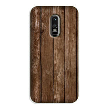 Wooden Look Case for OnePlus 6  (Design - 112)