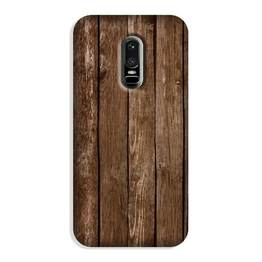 Wooden Look Case for OnePlus 6  (Design - 112)