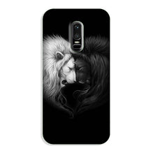 Dark White Lion Case for OnePlus 6  (Design - 140)