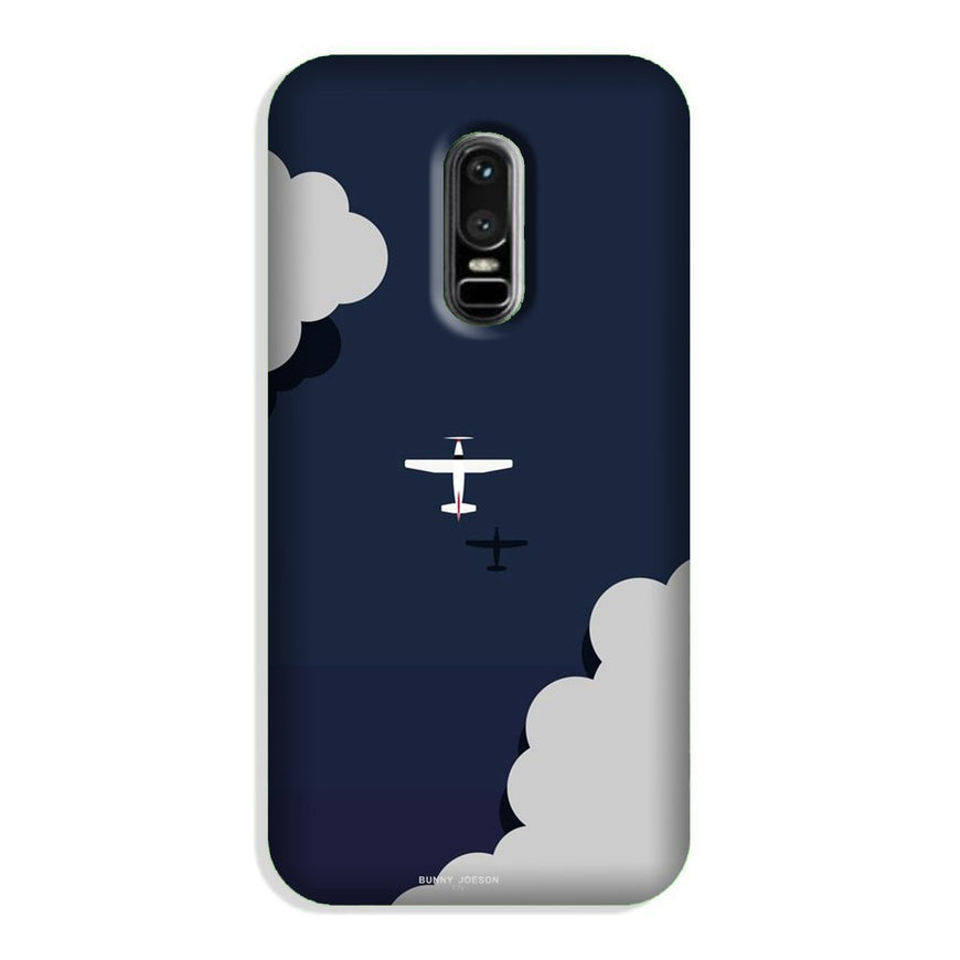 Clouds Plane Case for OnePlus 6 (Design - 196)