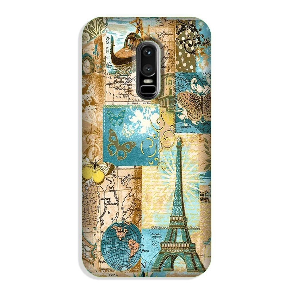Travel Eiffel Tower  Case for OnePlus 6 (Design No. 206)