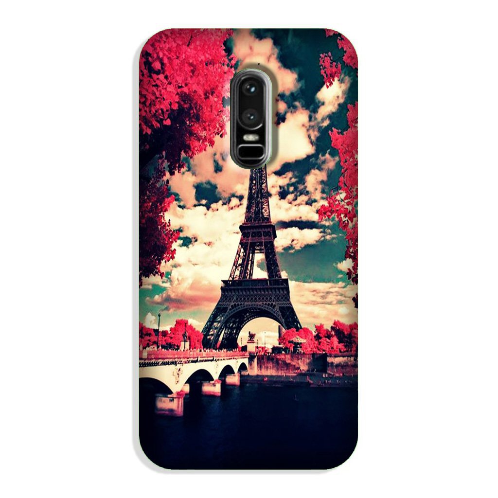 Eiffel Tower Case for OnePlus 6 (Design No. 212)