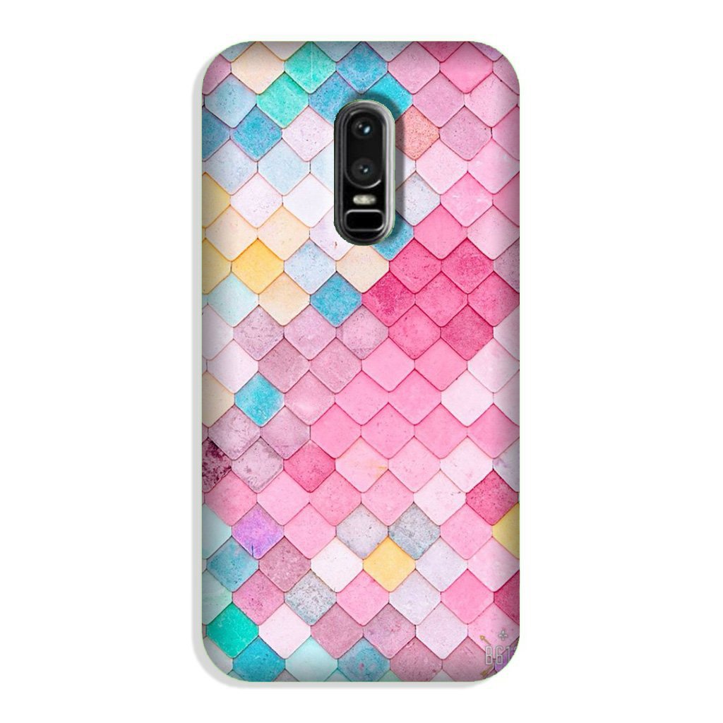 Pink Pattern Case for OnePlus 6 (Design No. 215)