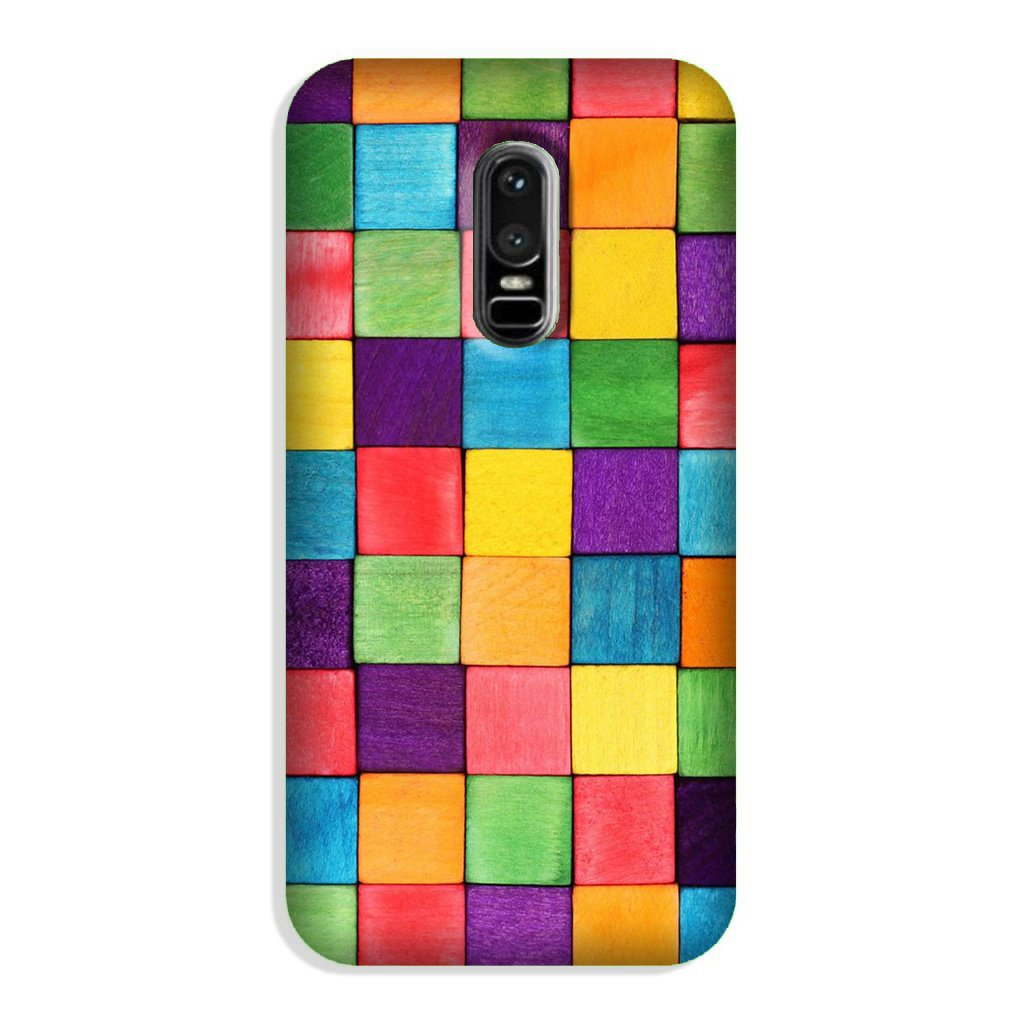 Colorful Square Case for OnePlus 6 (Design No. 218)