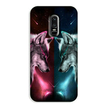Wolf fight Case for OnePlus 6 (Design No. 221)