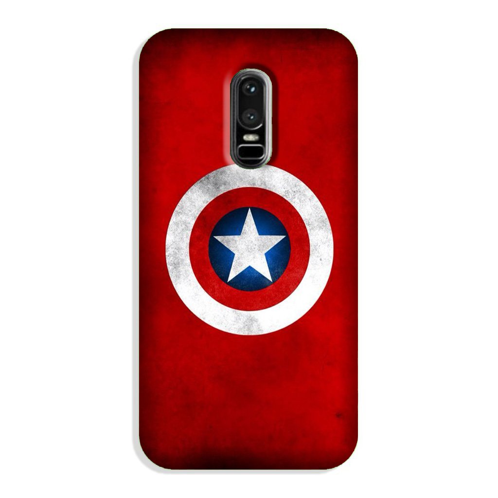 Captain America Case for OnePlus 6 (Design No. 249)