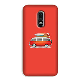 Travel Bus Case for OnePlus 6 (Design No. 258)