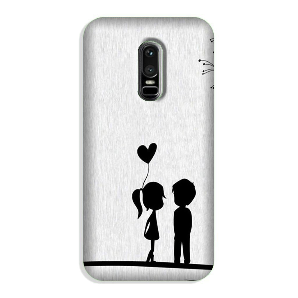 Cute Kid Couple Case for OnePlus 6 (Design No. 283)