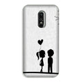 Cute Kid Couple Case for OnePlus 6 (Design No. 283)