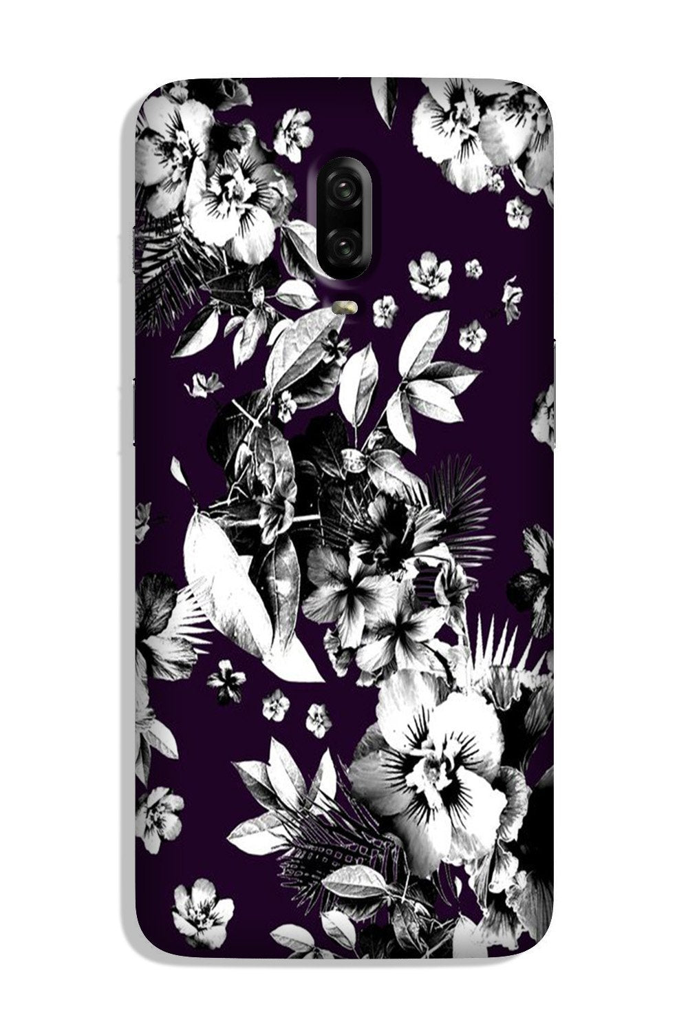 white flowers Case for OnePlus 7