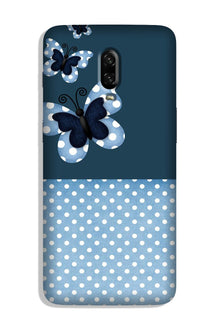 White dots Butterfly Case for OnePlus 7