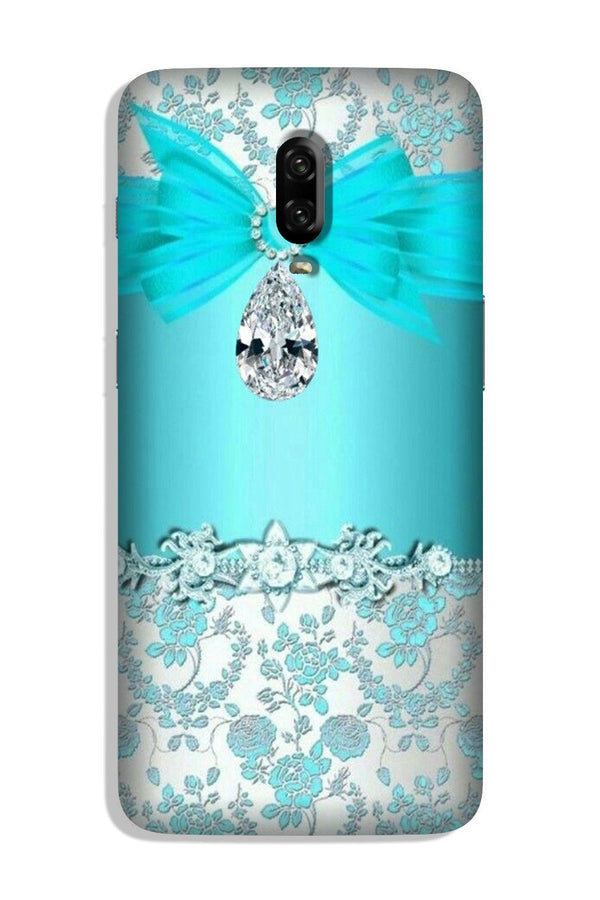 Shinny Blue Background Case for OnePlus 7
