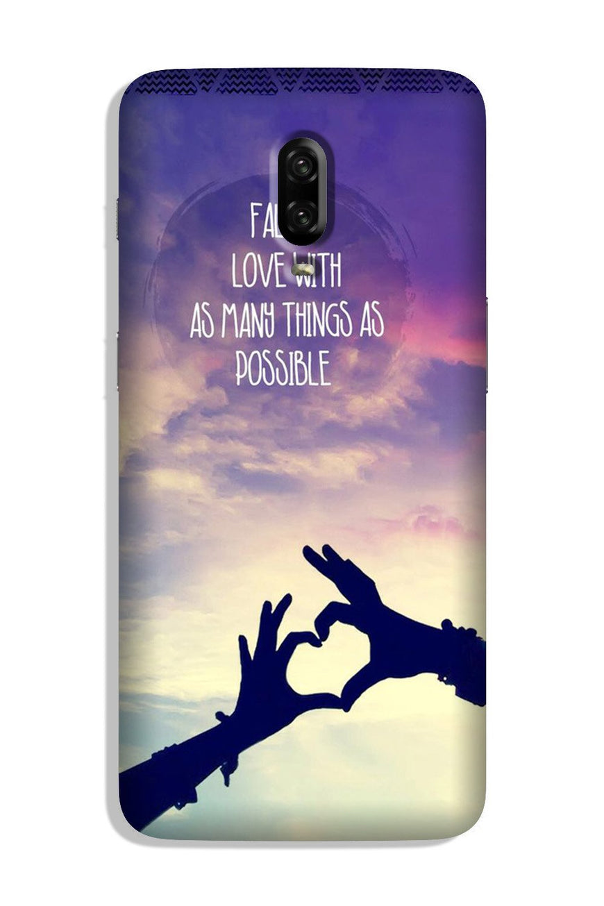 Fall in love Case for OnePlus 7