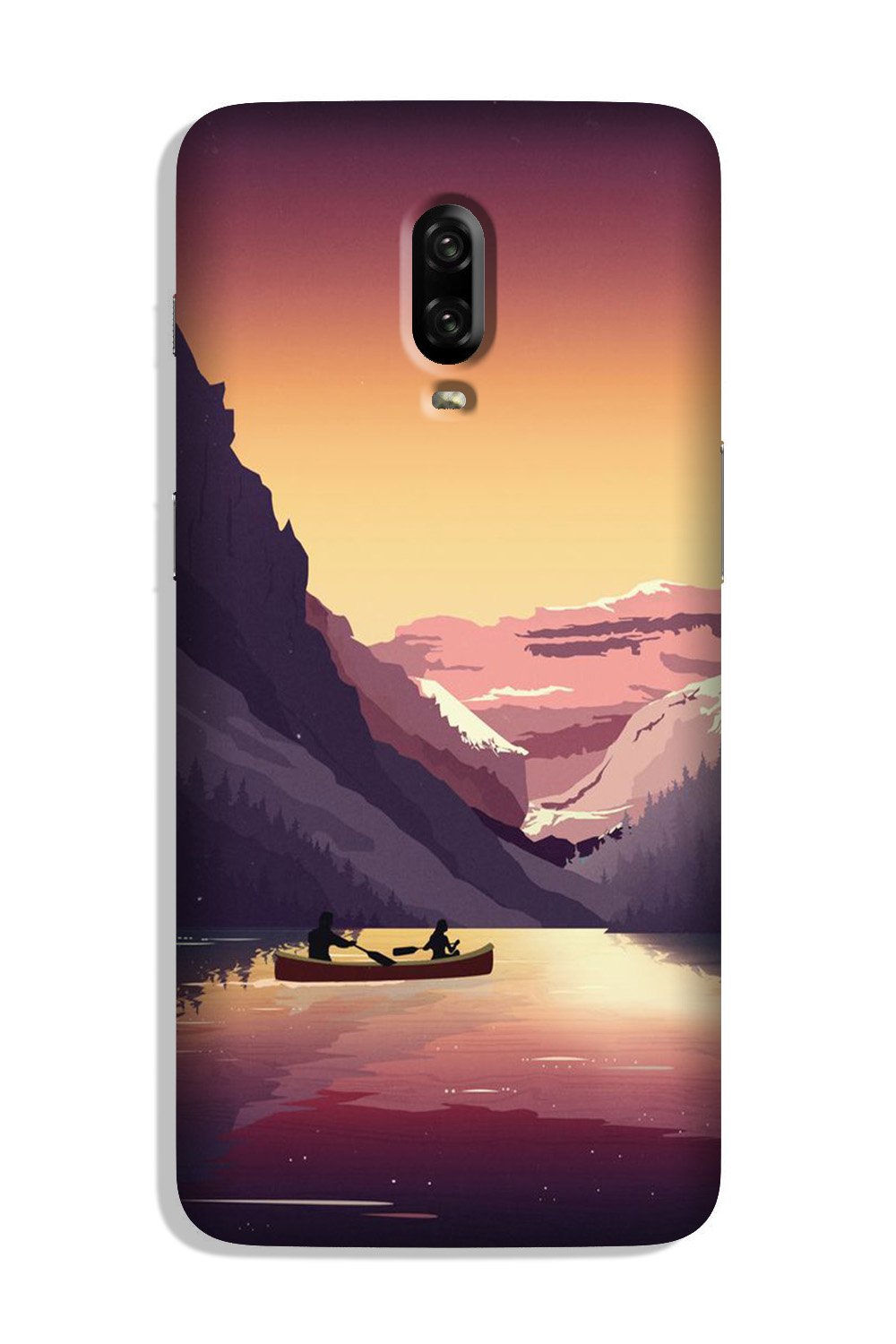Mountains Boat Case for OnePlus 7 (Design - 181)