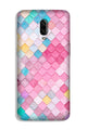 Pink Pattern Case for OnePlus 6T (Design No. 215)