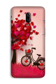 Red Heart Cycle Case for OnePlus 6T (Design No. 222)