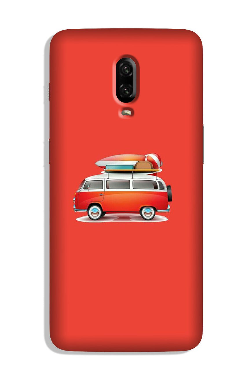 Travel Bus Case for OnePlus 6T (Design No. 258)