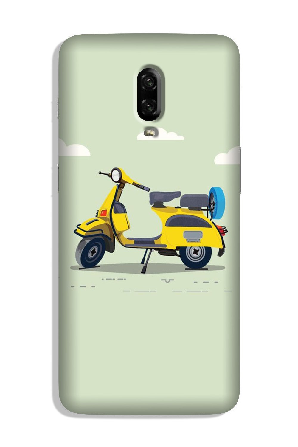 Vintage Scooter Case for OnePlus 6T (Design No. 260)