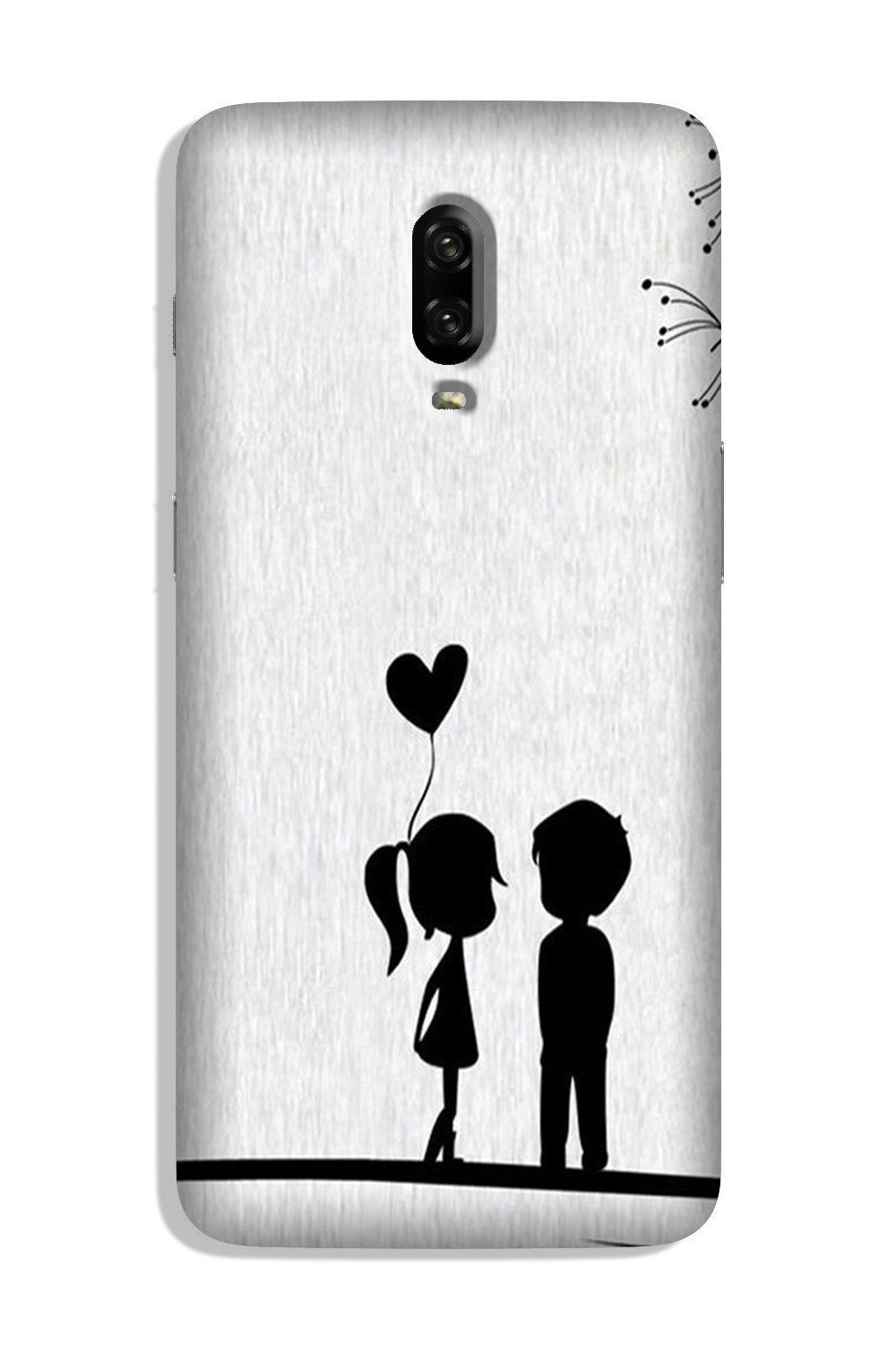 Cute Kid Couple Case for OnePlus 6T (Design No. 283)