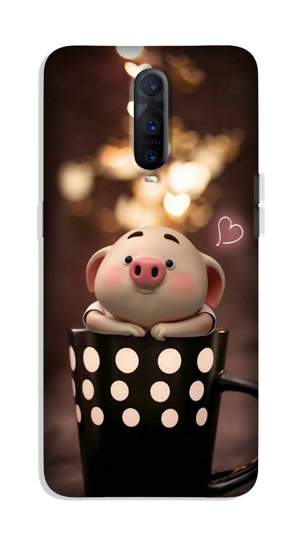 Cute Bunny Case for Oppo R17 Pro (Design No. 213)