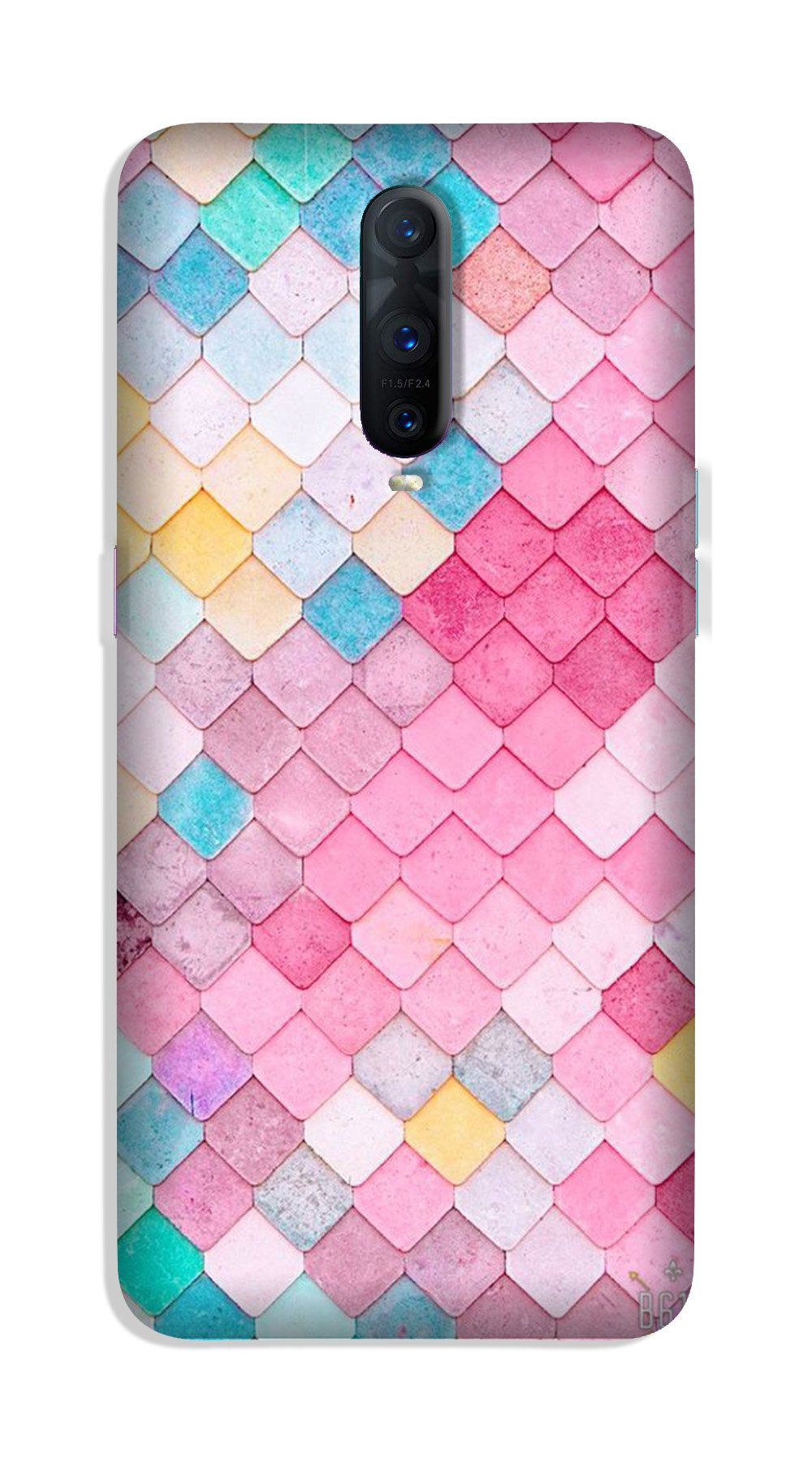 Pink Pattern Case for OnePlus 7 Pro (Design No. 215)
