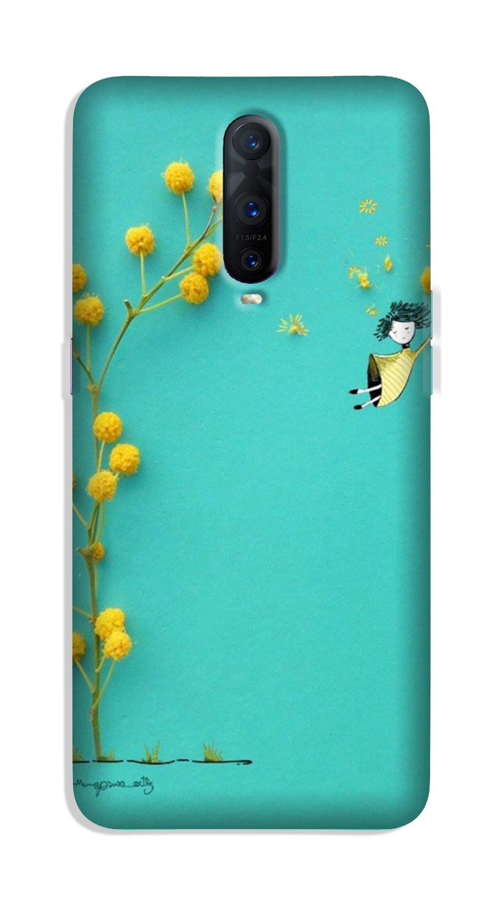 Flowers Girl Case for OnePlus 7 Pro (Design No. 216)