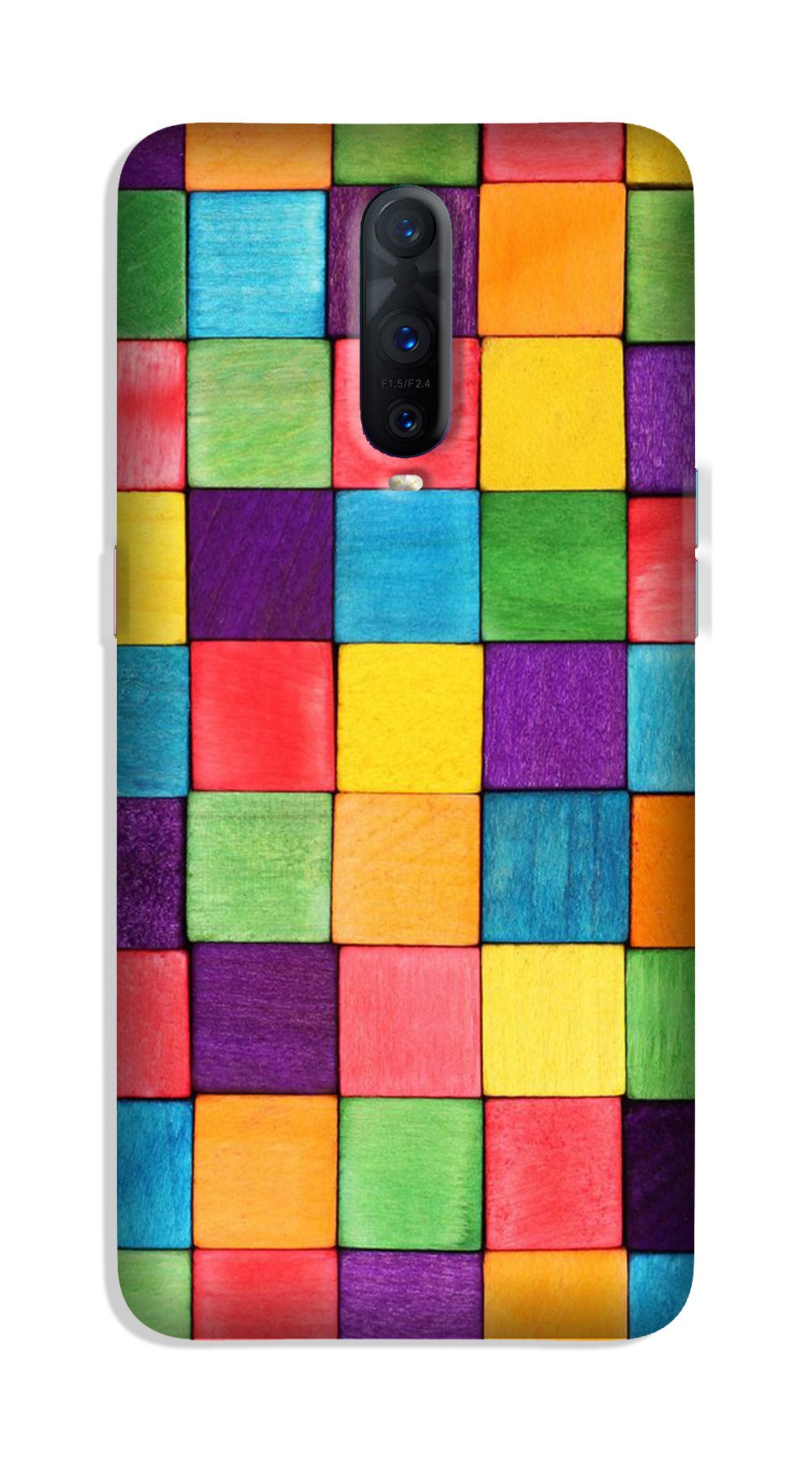 Colorful Square Case for Oppo R17 Pro (Design No. 218)